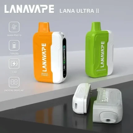 Lana 16000口拋棄式電子煙｜磁吸式連接｜大口數耐抽